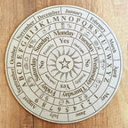 Wooden Crystal Grid Board