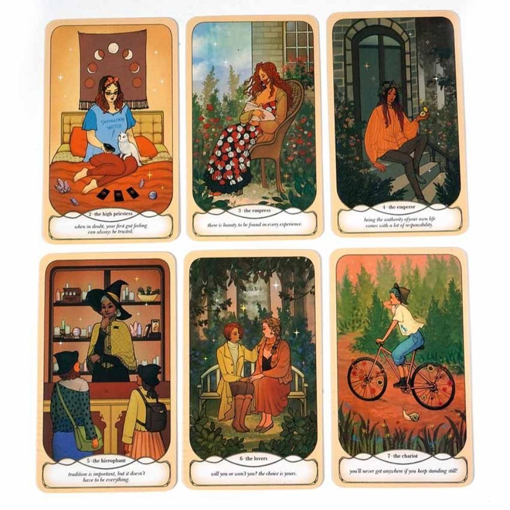 Cozy Witch Tarot Deck and Guidebook
