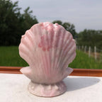 Pink Opal Mermaid Carving