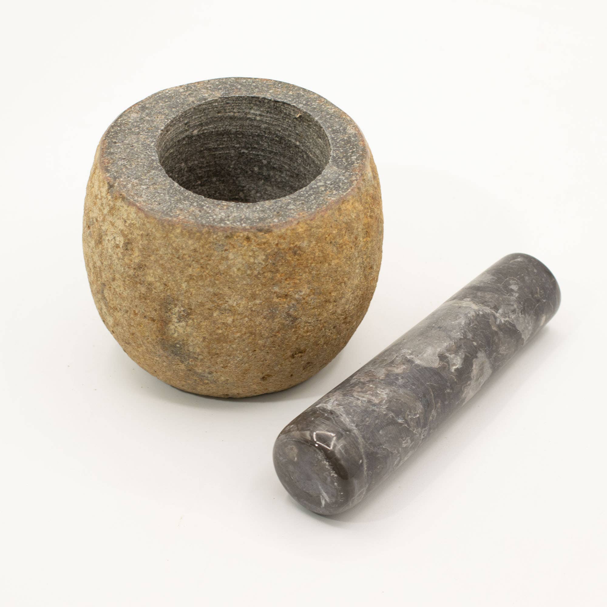 Natural Riverstone Pestle & Mortar