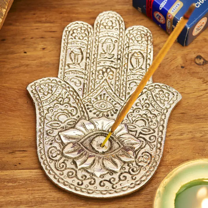 Hamsa Incense Holder