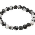 Zebra Jasper Bead Bracelet