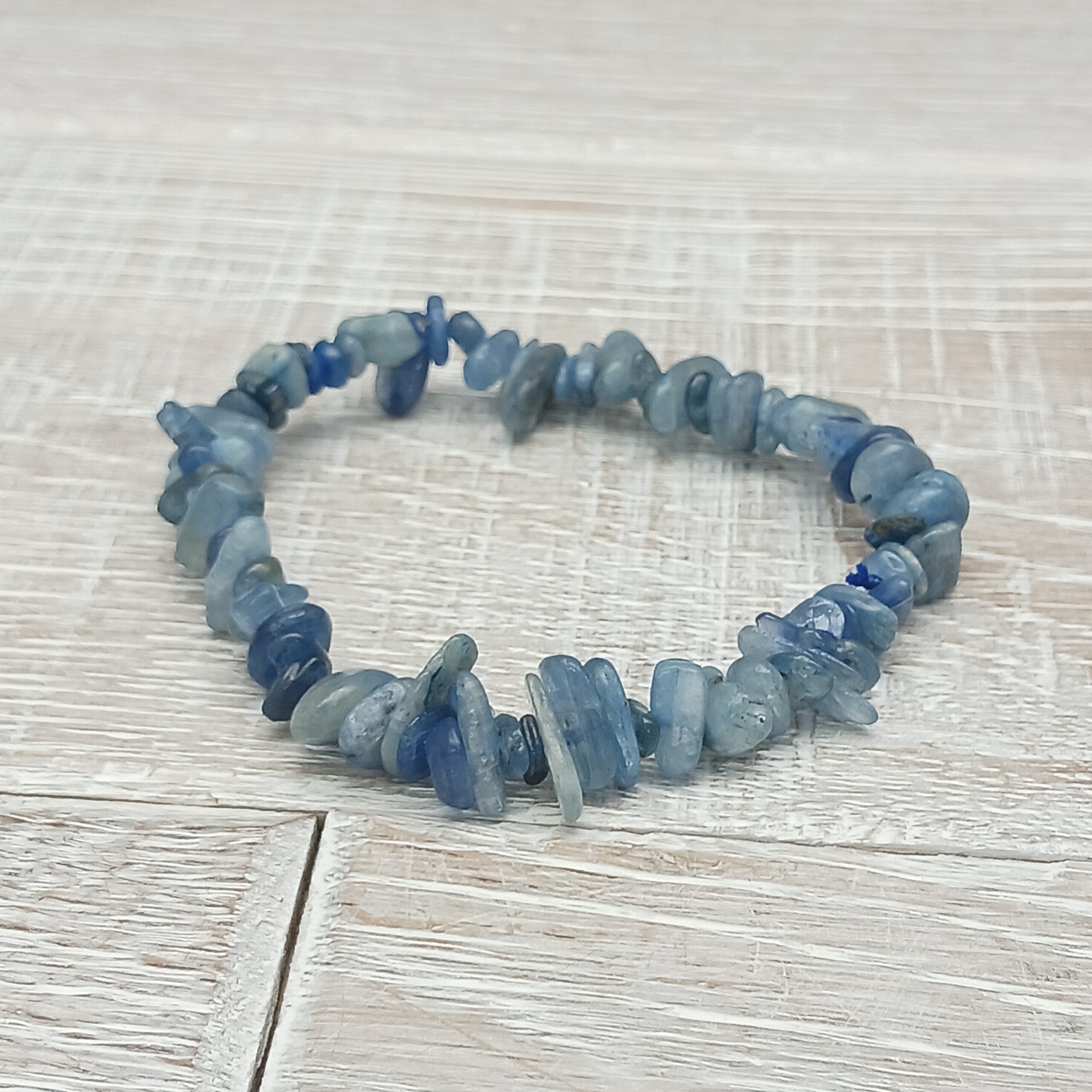 Blue Kyanite Chip Bracelet