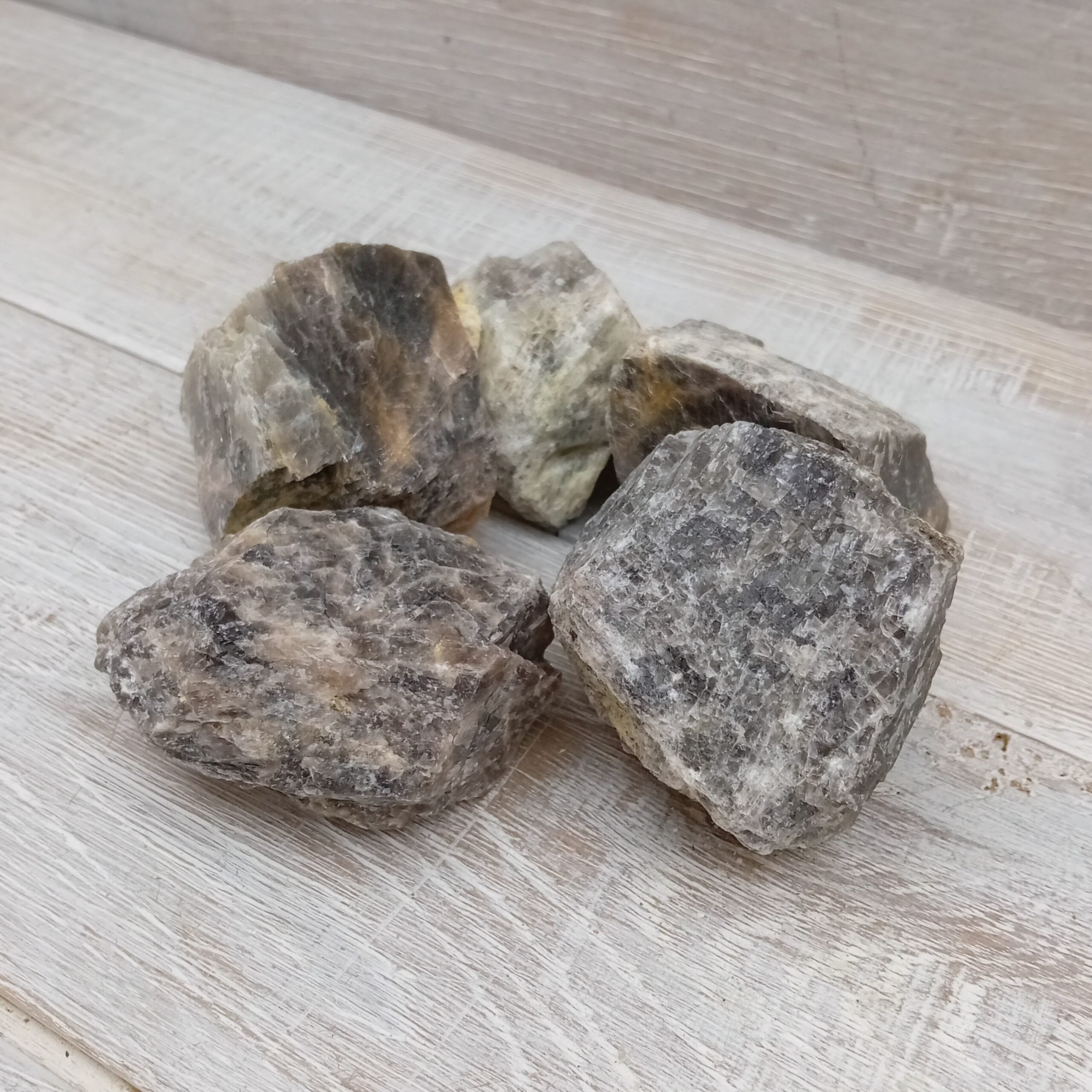 Raw Black Moonstone