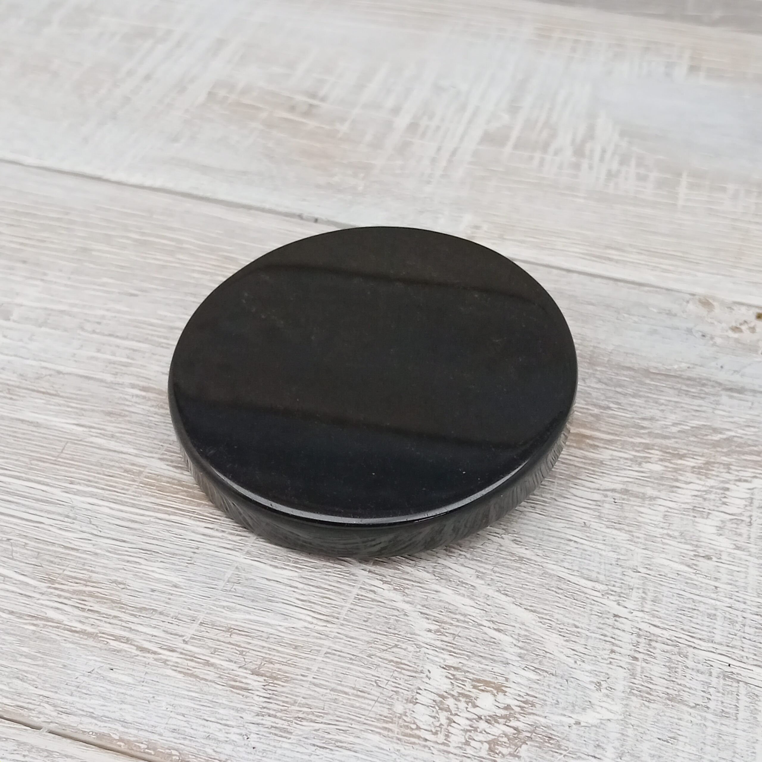 Obsidian Scrying Plate Med