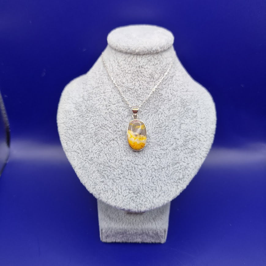 Bumblebee Jasper Pendant
