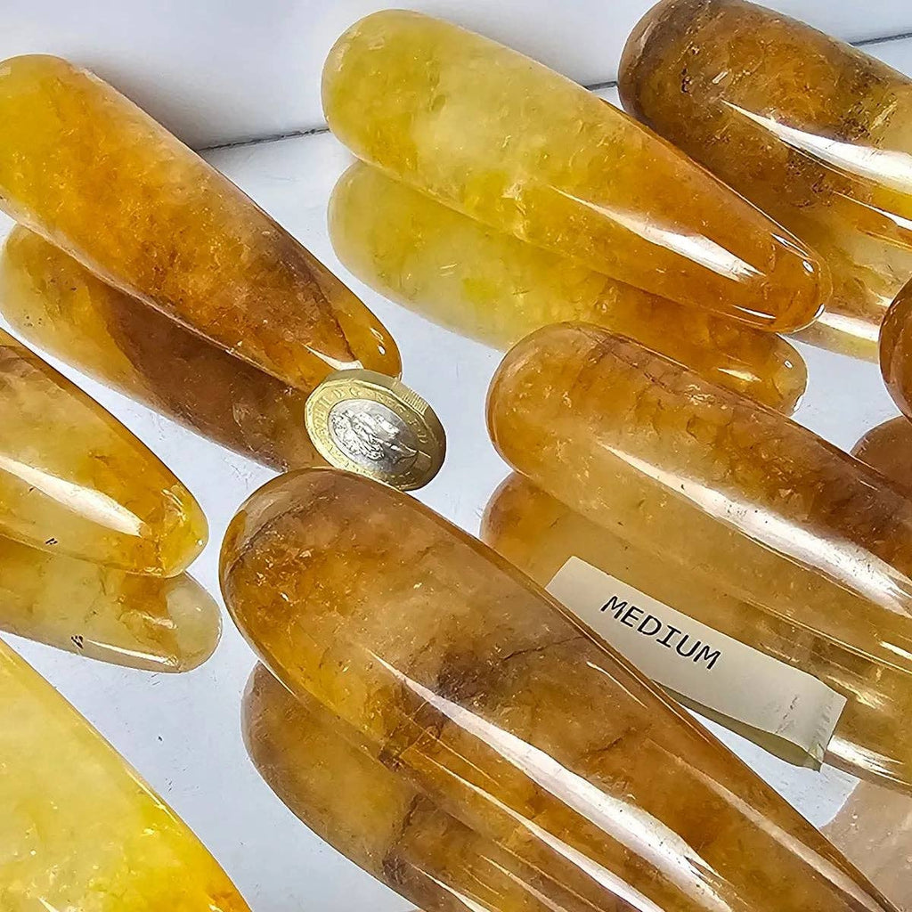 Golden Healer Quartz Crystal Massage Wand
