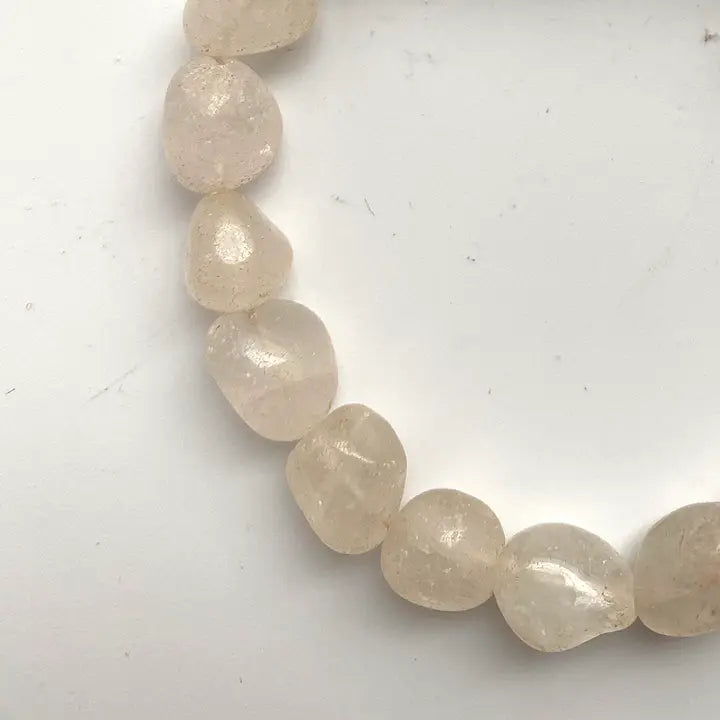 Clear Quartz Tumblestone Bracelet