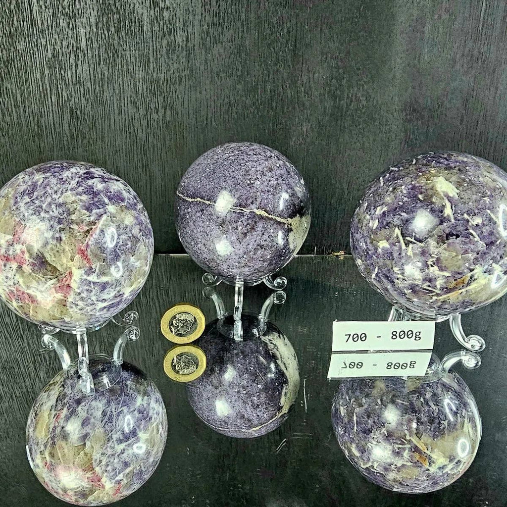 Lepidolite Sphere