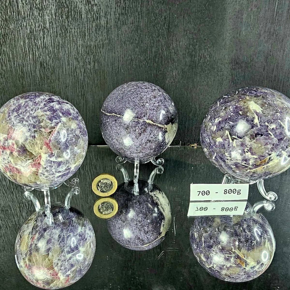 Lepidolite Sphere