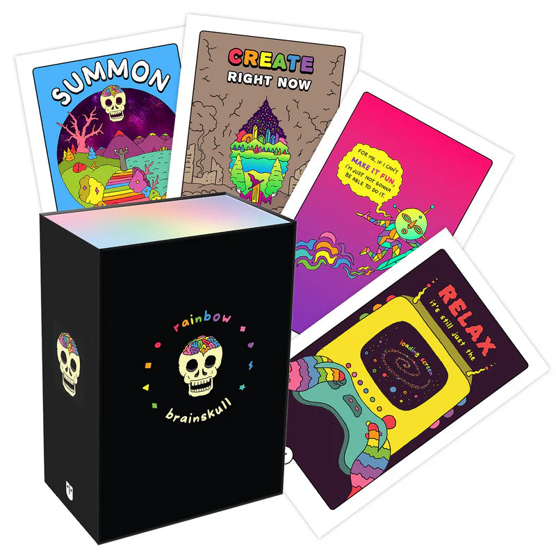 Rainbow Brainskull Oracle Deck