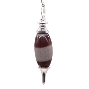 Lingam Shaped Gemstone Pendulum