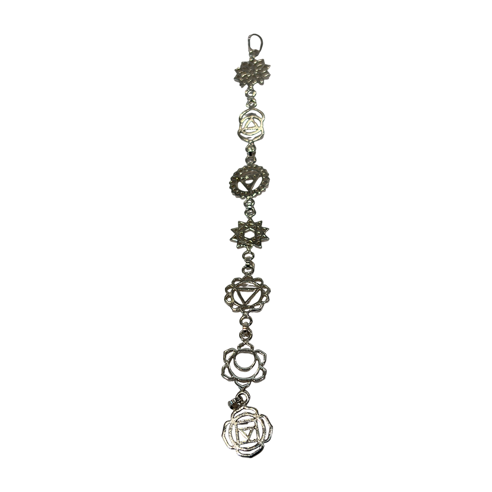 Silver-Plated Chakra Pendant