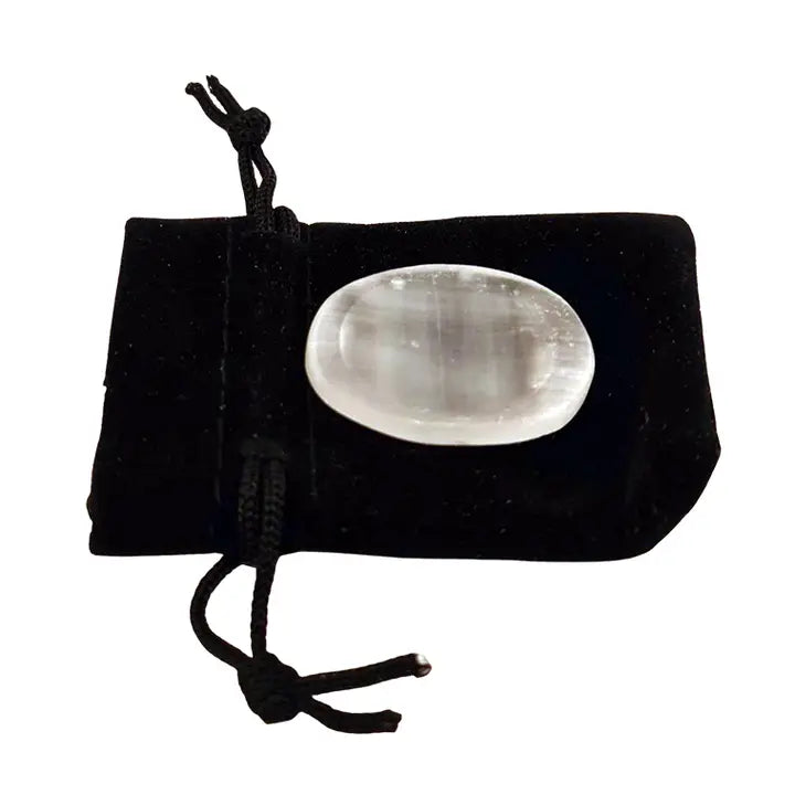 Clear Quartz Thumb Stone