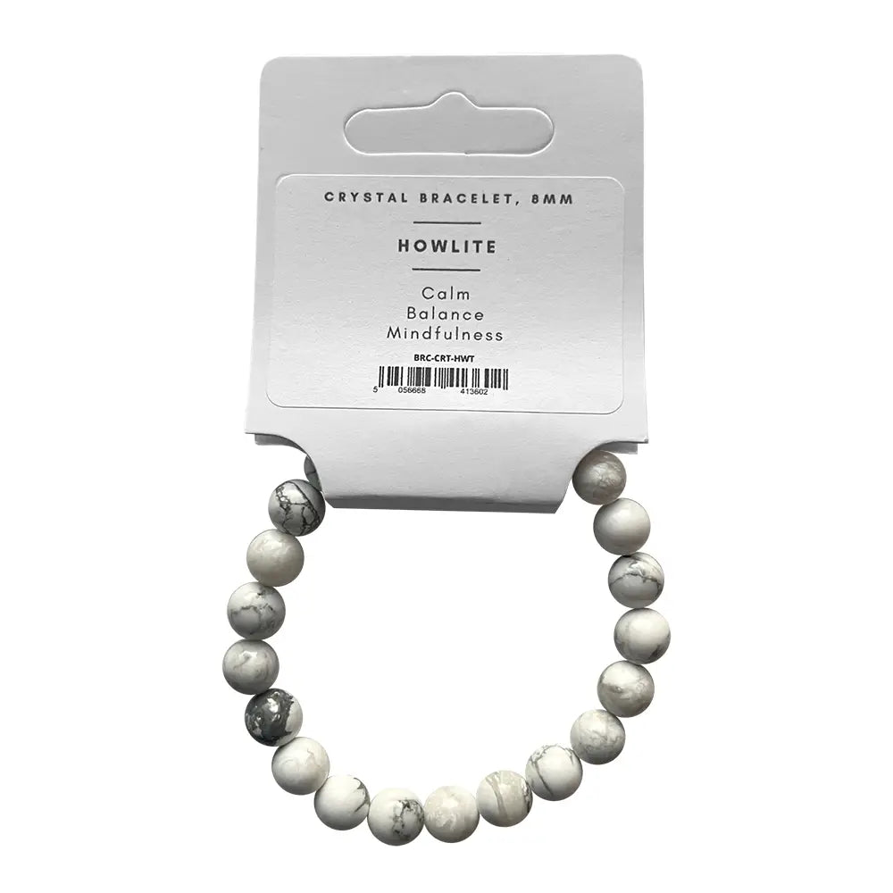 Howlite Bead Bracelet