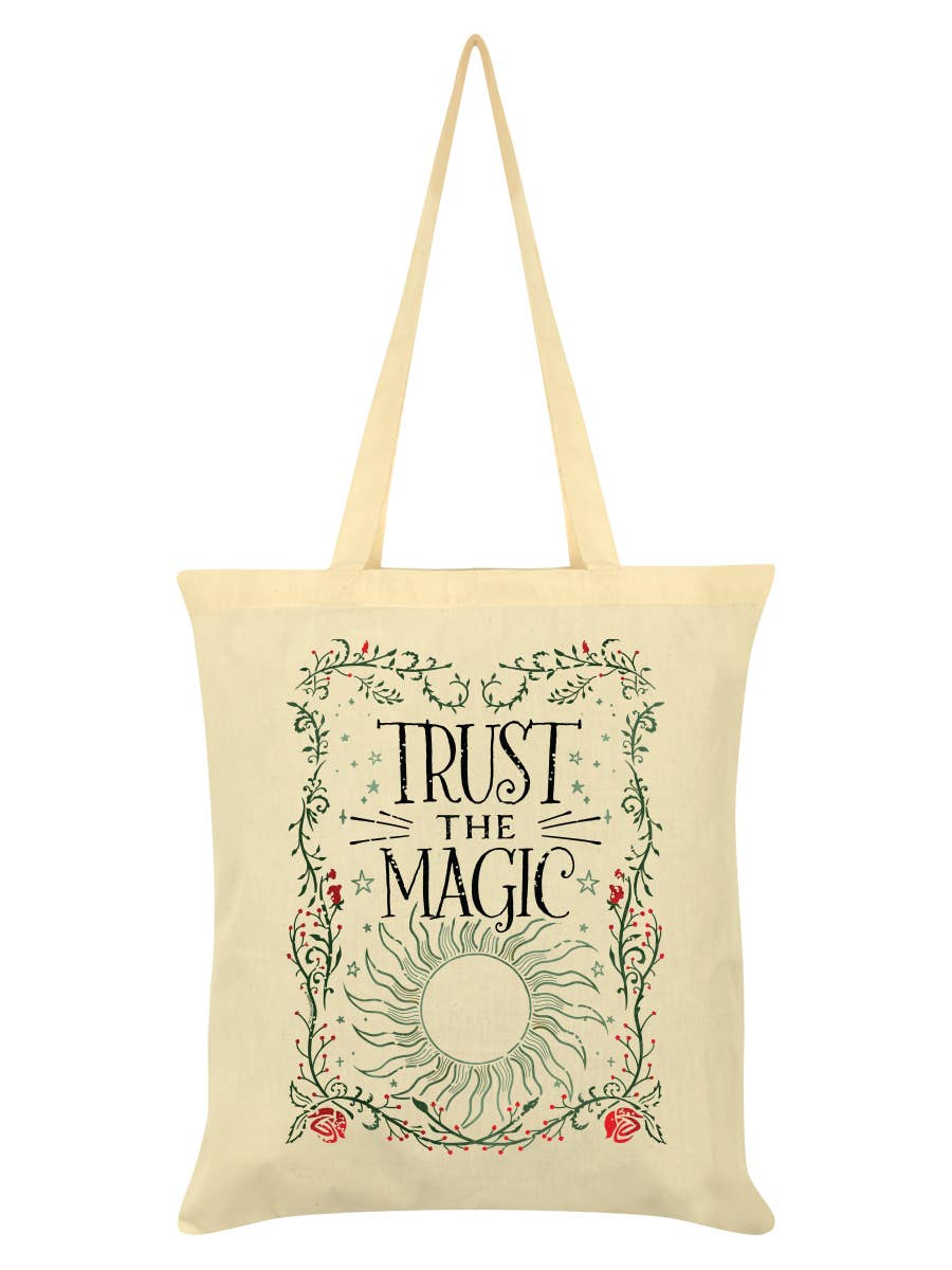 Trust The Magic Cream Tote Bag