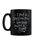 I Put A Spell On You Because...Black Mug