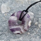Crystal Doughnut Pendant