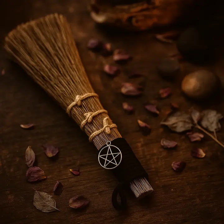 Altar Broom - Pentagram