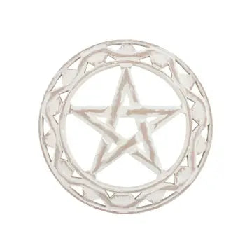 Lrg Wooden Pentagram