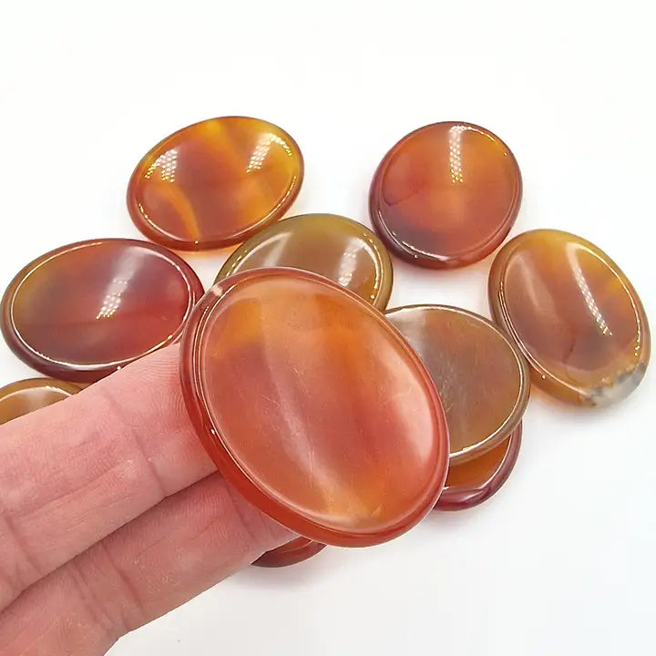 Carnelian Thumb Stone