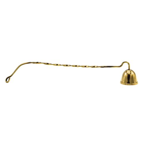 Brass Candle Snuffer Twisted