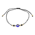 Evil Eye and Black Agate Bracelet