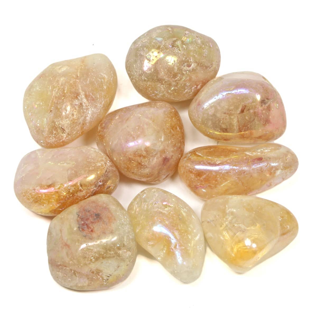 Citrine Aura Tumble