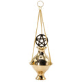 Hanging Incense Burner - Pentagram