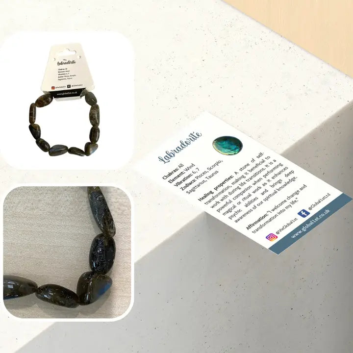 Labradorite Tumblestone Bracelet