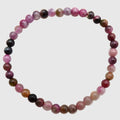 Watermelon Tourmaline Bead Bracelet 4-5 mm