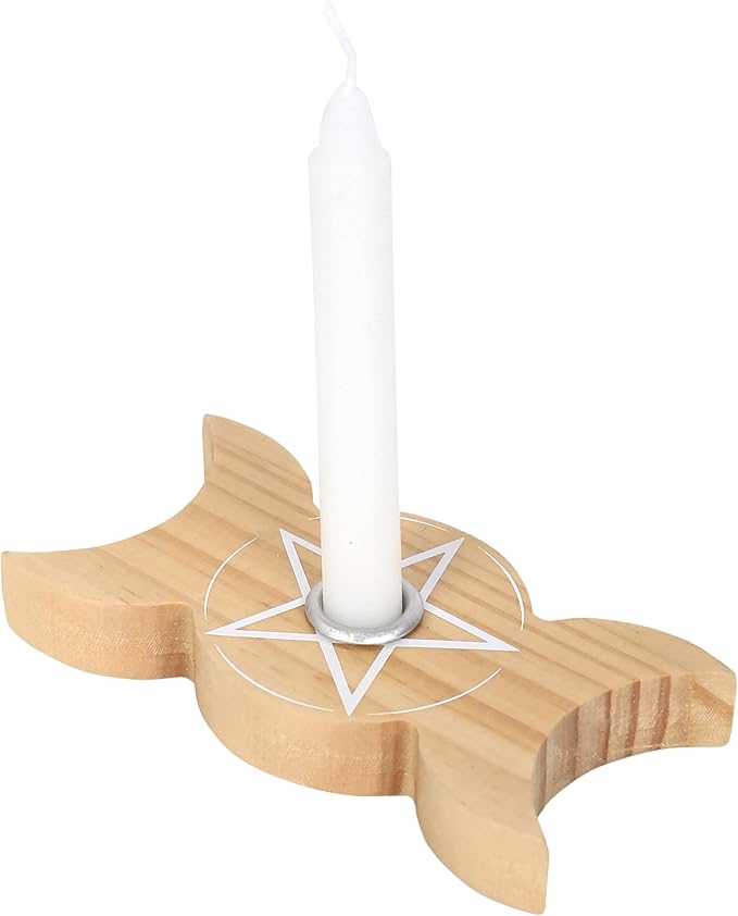 Triple Moon Spell Candle Holder