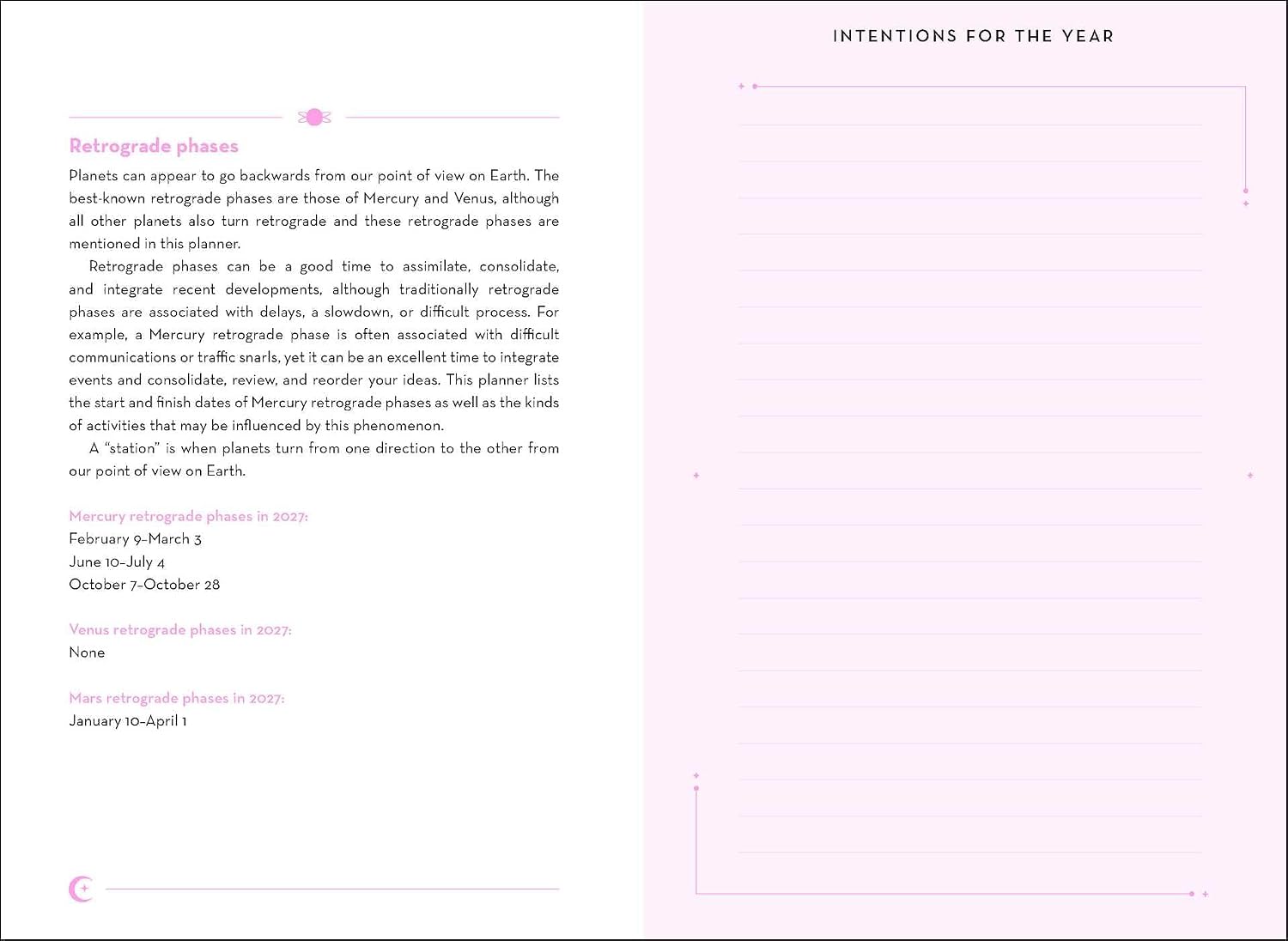 2027 Astrology Planner Calendar