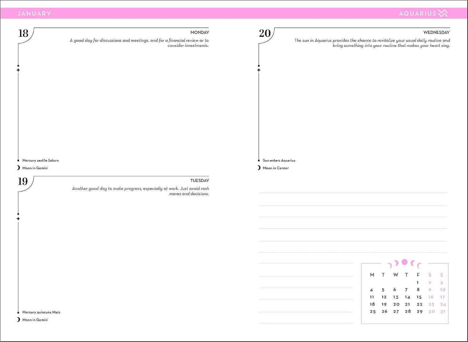 2027 Astrology Planner Calendar
