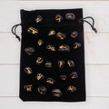 Tumbled Stones Rune Set - Black Agate