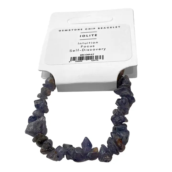 Iolite Chip Bracelet