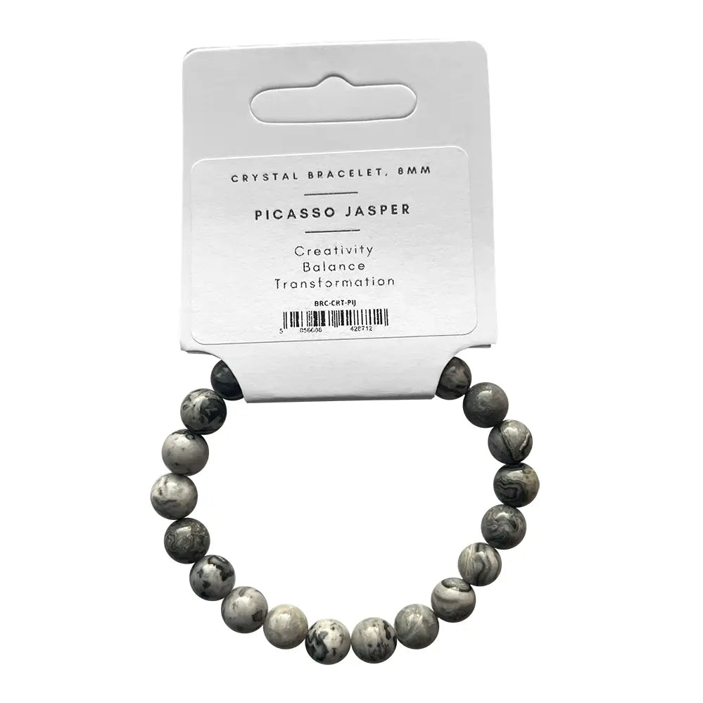 Picasso Jasper Bead Bracelet