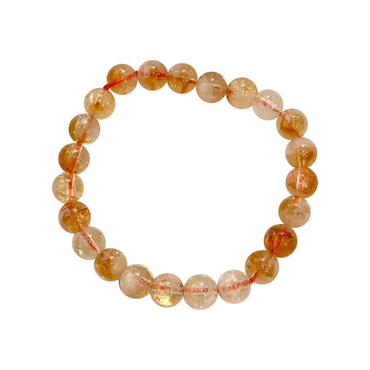 Citrine Bead Bracelet