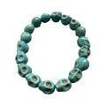 Turquoise Howlite Skulls Bracelet