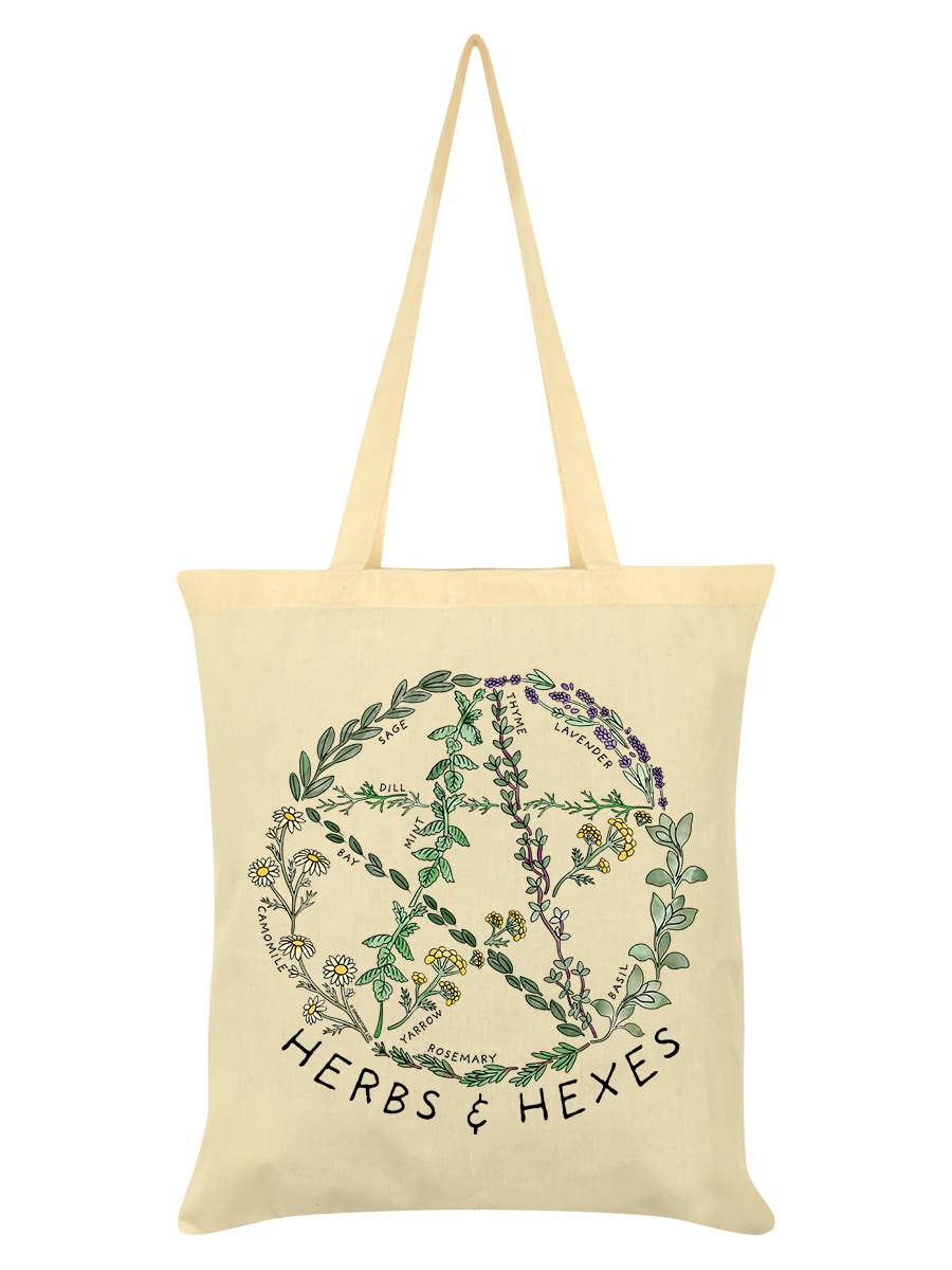Herbs & Hexes Cream Tote Bag