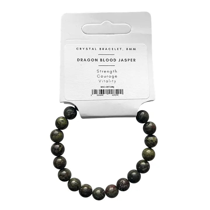 Bloodstone Bead Bracelet