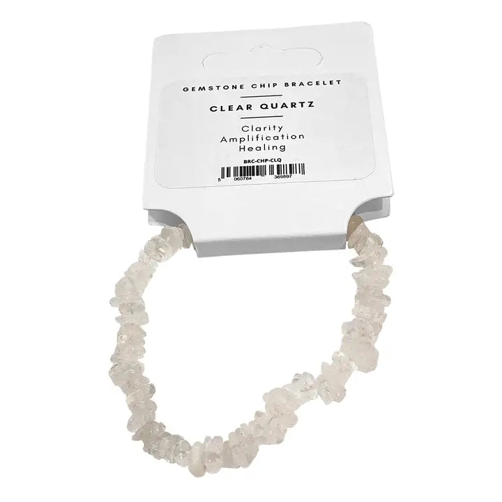 Clear Quartz Chip Bracelet