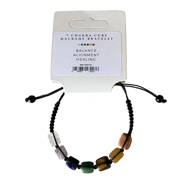 Chakra Macrame Bracelet
