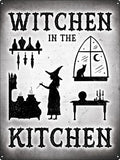 Witchen In The Kitchen Large Tin Sign