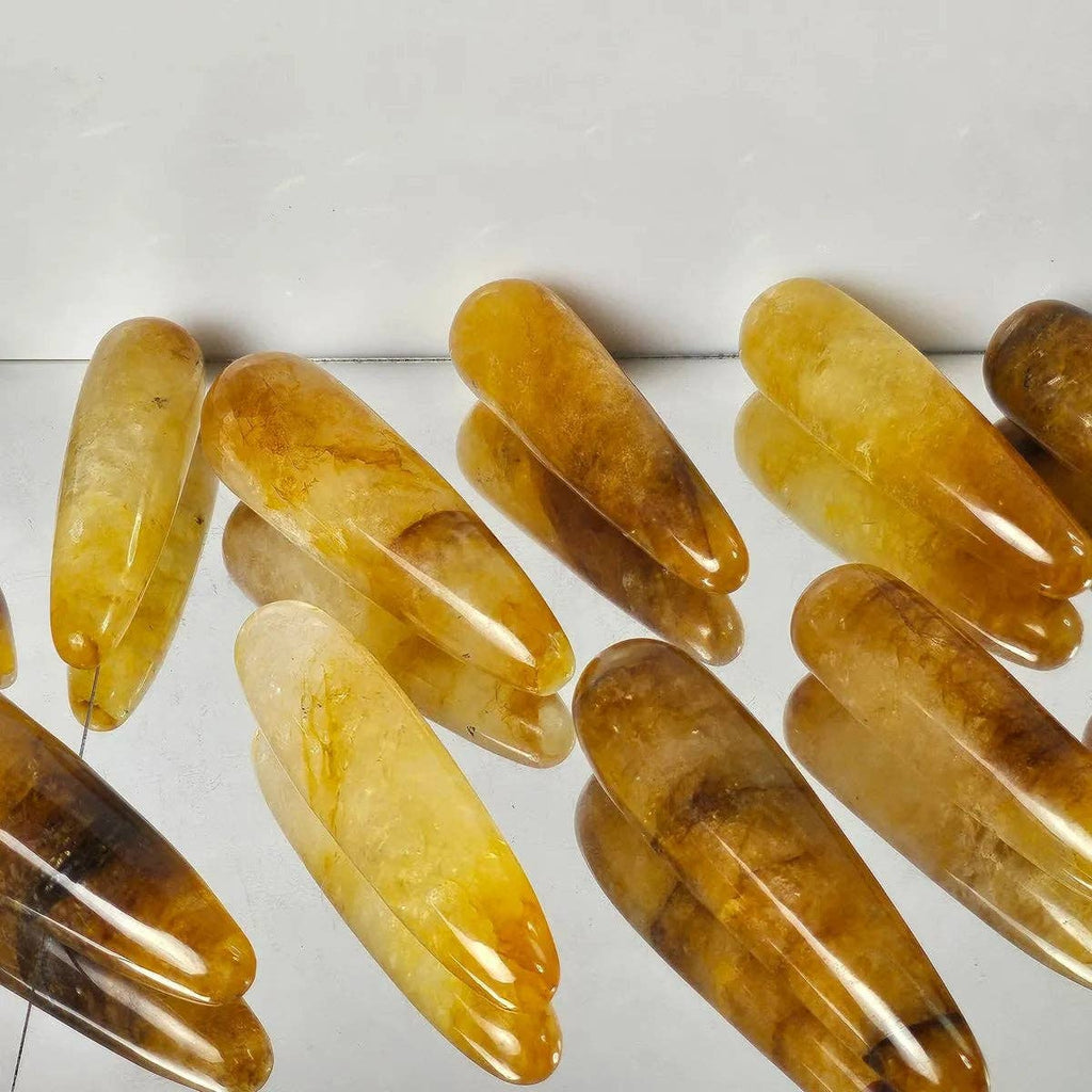 Golden Healer Quartz Crystal Massage Wand