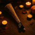 Altar Broom - Hamsa Hand