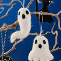 Felt Ghost Hanging Decoration