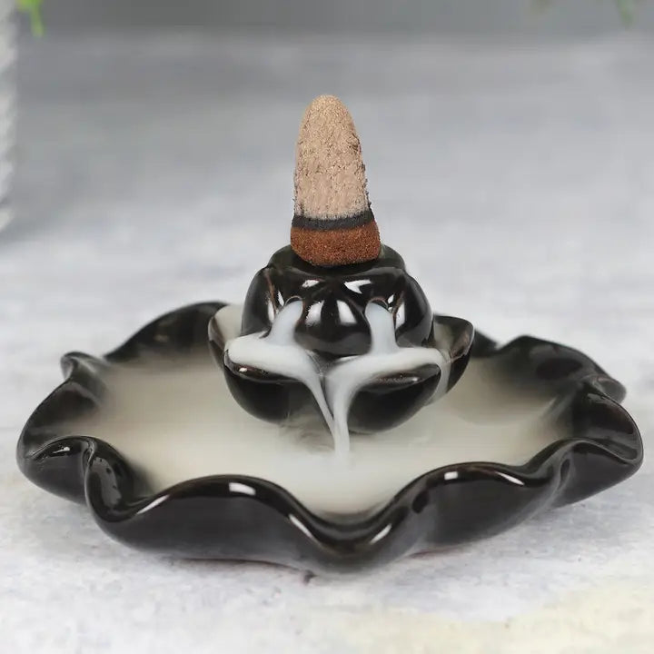 Lotus Pool Backflow Incense Burner