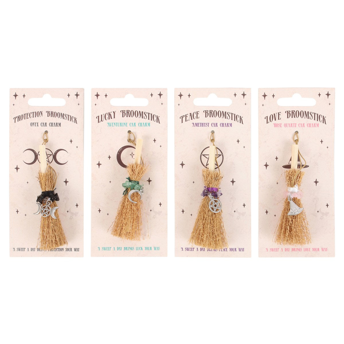Broomstick Car Charm