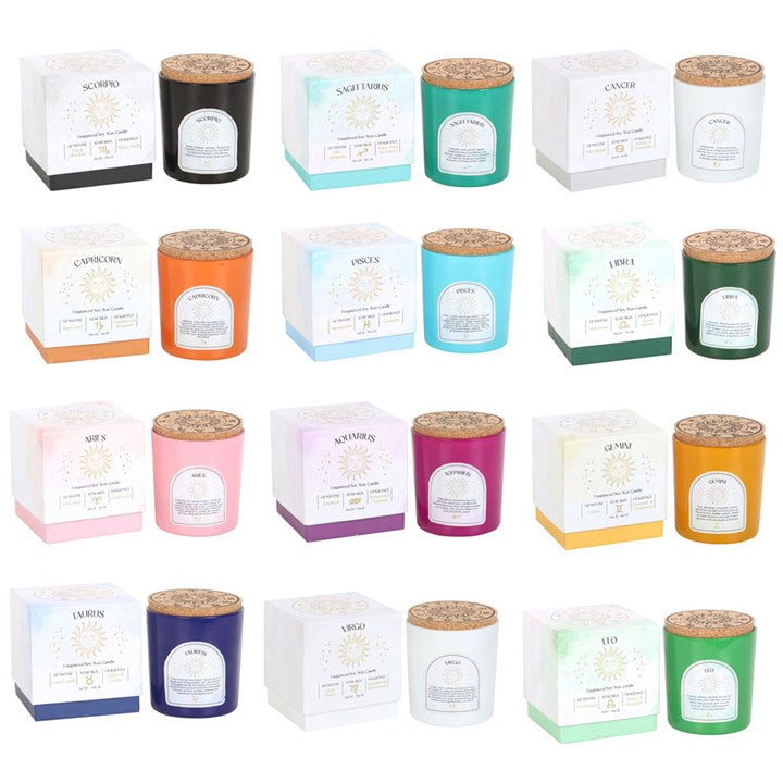 Zodiac Gemstone Candle